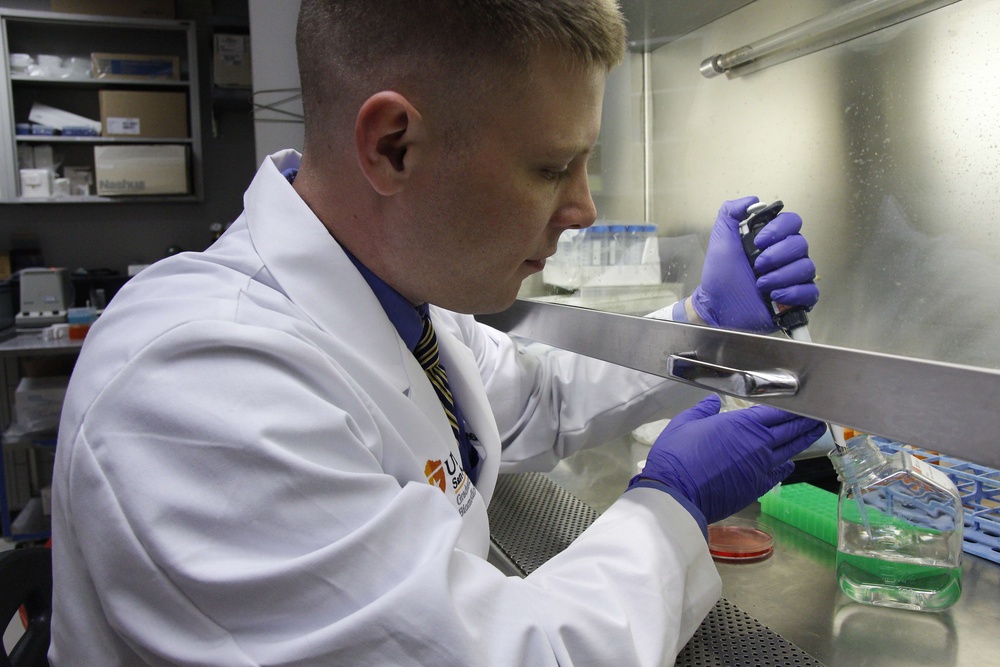 Earthworms and Air Force produce university researcher