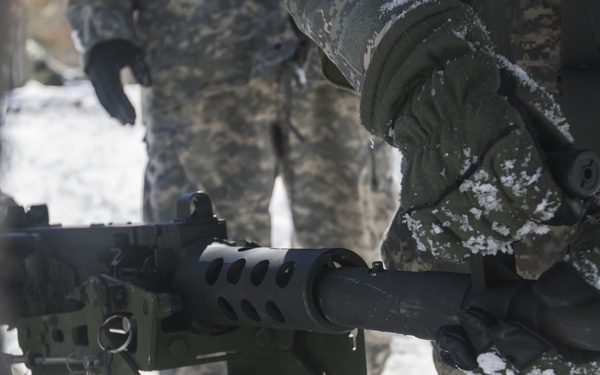 479th Engineer Batallion Soldiers construct simulated firing positions during training exercise Ready Force Breach.