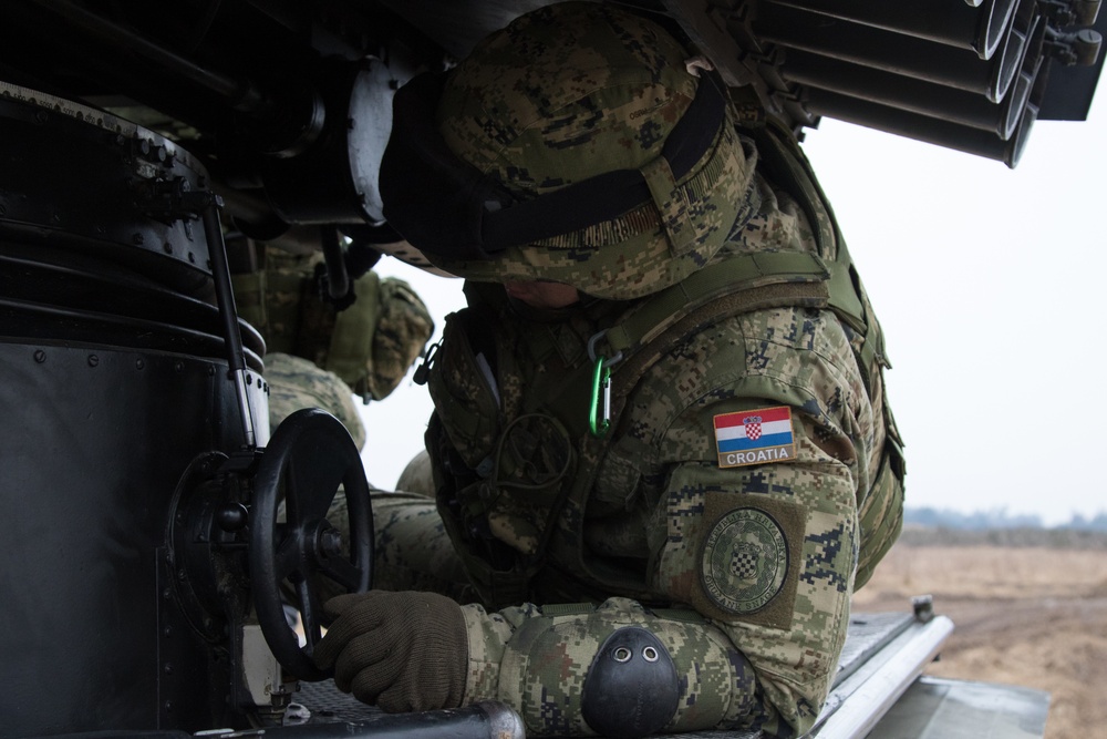 Croatians participates in 3rd SQDN, 2nd Cav. Reg., Squadron LFX