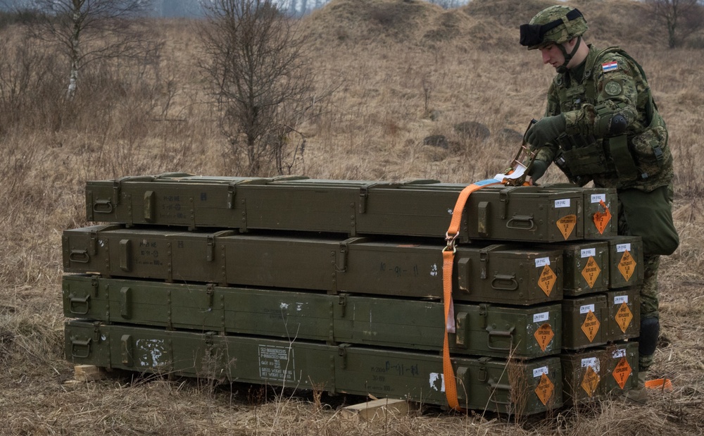 Croatians participates in 3rd SQDN, 2nd Cav. Reg., Squadron LFX