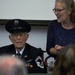Chief Master Sgt. (Ret.) addresses audience on the Bataan Death March