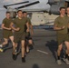 31st MEU Marines exercise during Sgt. Maj. PT