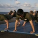 31st MEU Marines exercise during Sgt. Maj. PT