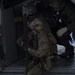 Recon Marines fast rope from an MH-60S aboard the USS Wasp