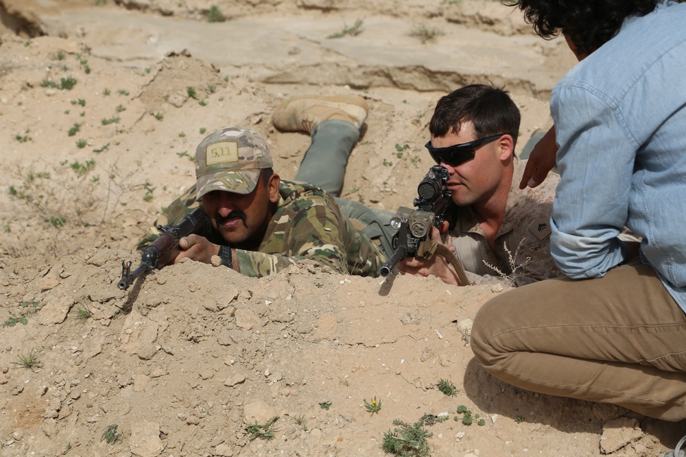 Iraqi security forces conduct react to contact training