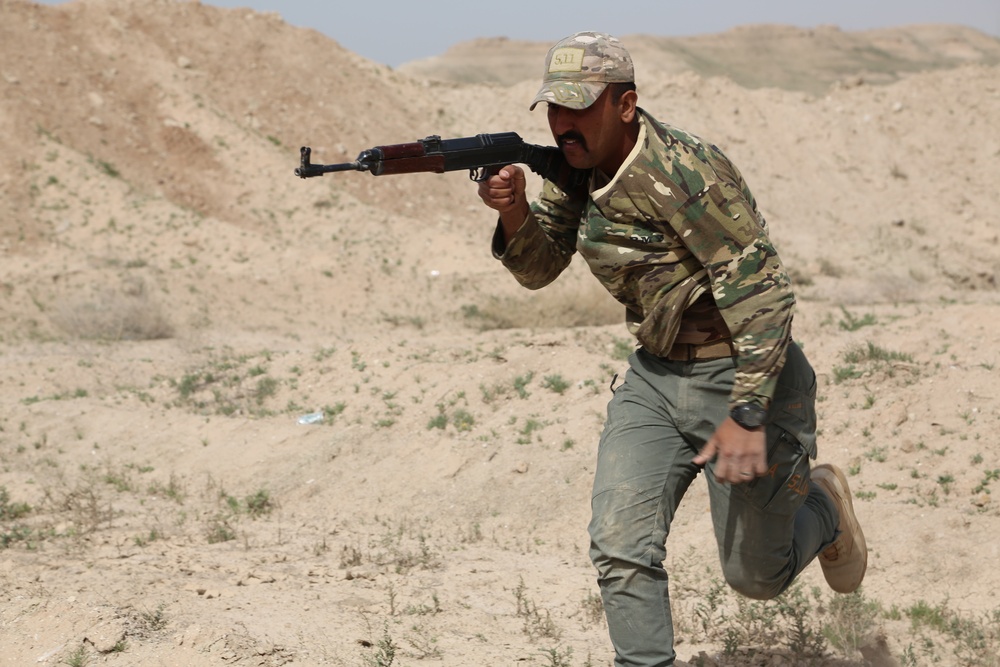 Iraqi security forces conduct react to contact training