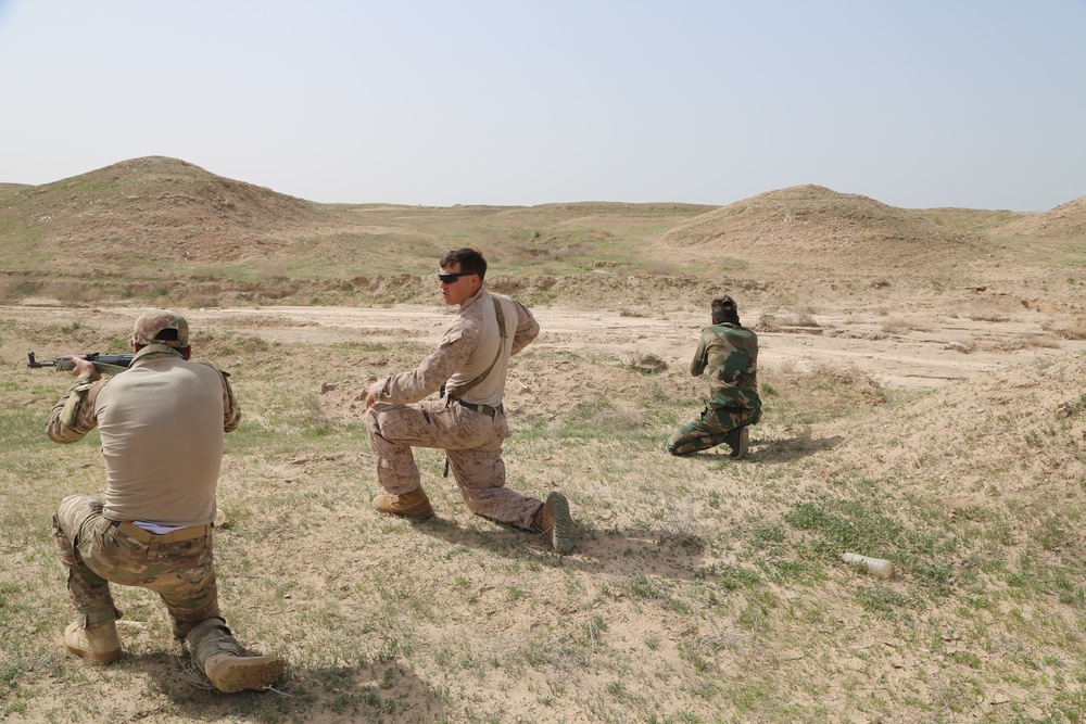 Iraqi security forces conduct react to contact training