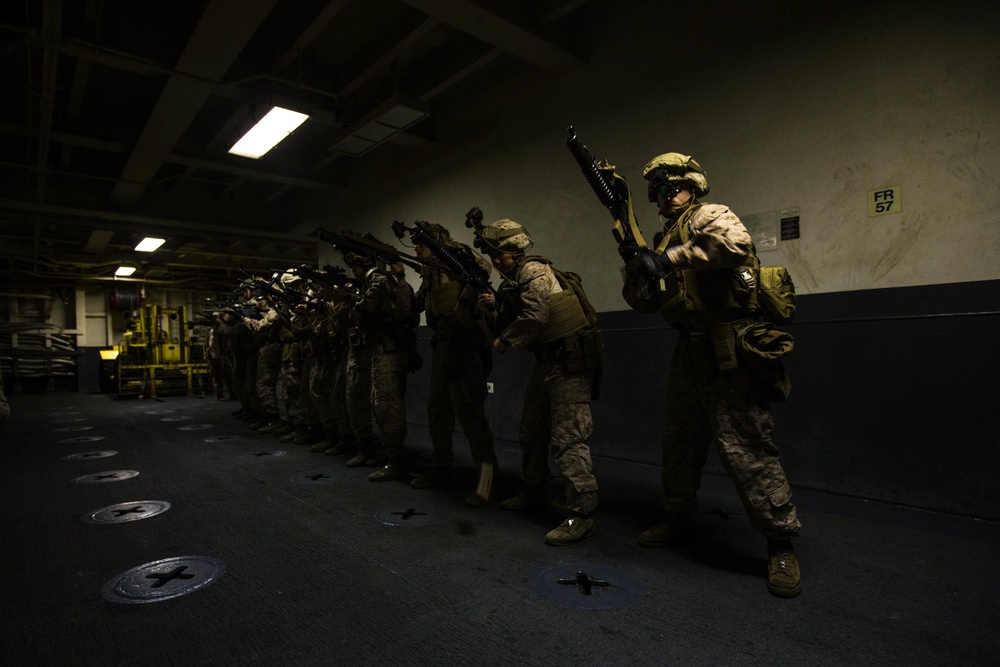 TRAP Team Conducts Night Vision Reload Drills