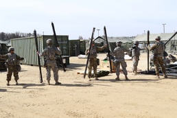 Army Reserve medical unit ready to pack up and move out in “jump” movement during CSTX 18-03