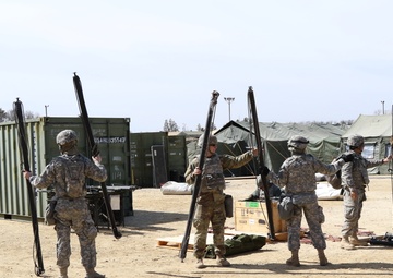 Army Reserve medical unit ready to pack up and move out in “jump” movement during CSTX 18-03