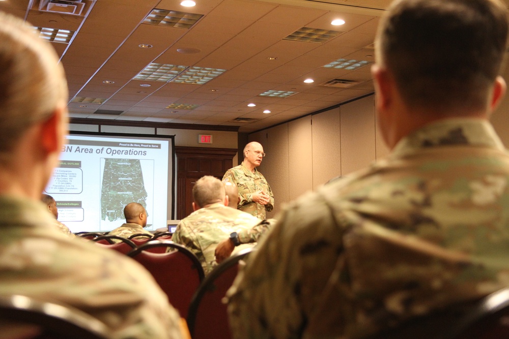 Maj. Gen. William S. Lee shares tips with recruiters on attracting medical professionals to the Army Reserve