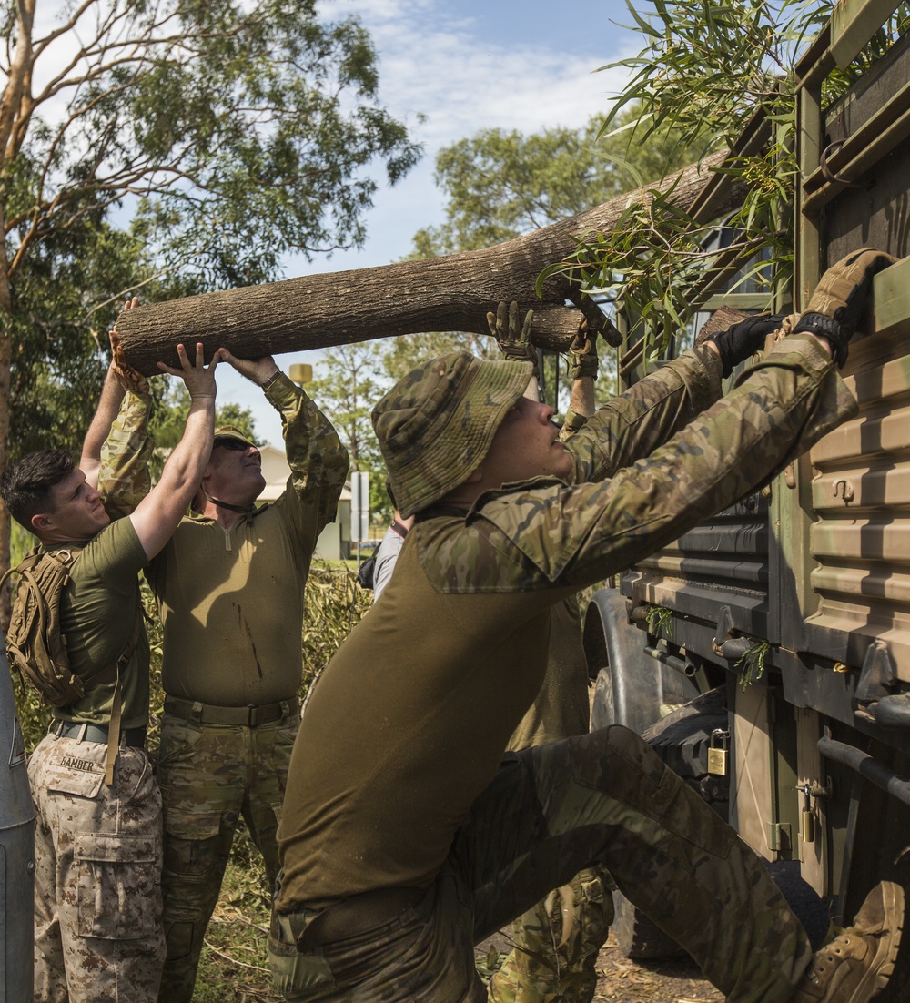 US Marines, ADF aid to Cyclone Marcus aftermath