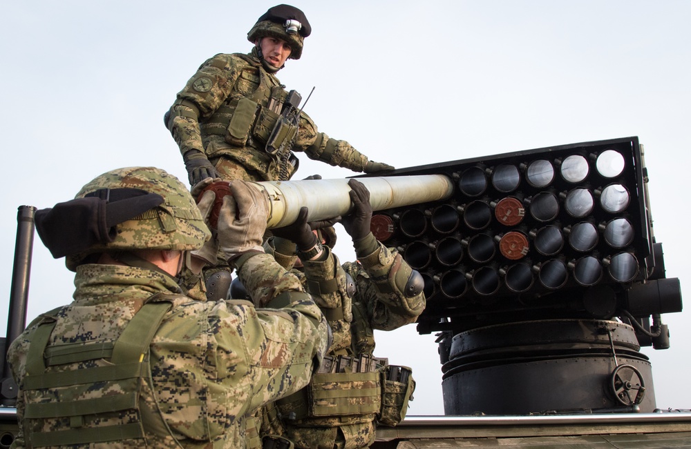 Croatians participates in 3rd SQDN, 2nd Cav. Reg., Squadron night LFX