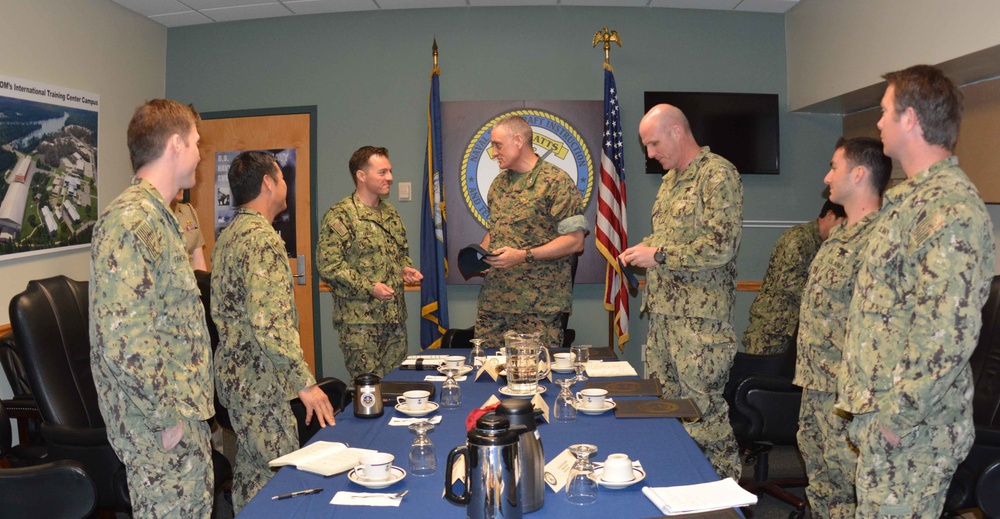 Maj. Gen. Coffman Visits NAVSCIATTS