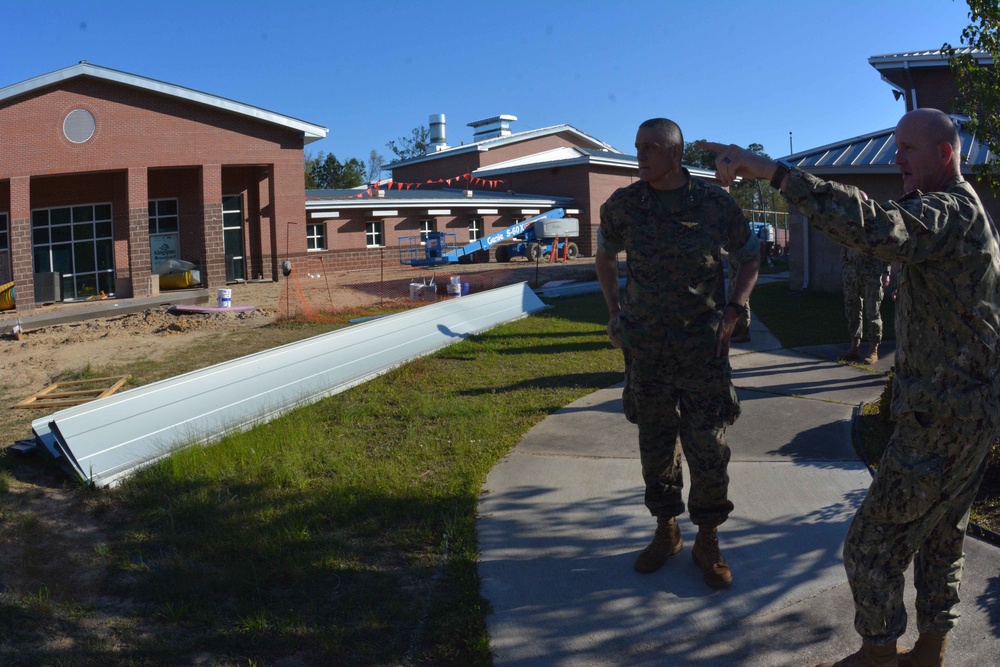 Maj. Gen. Coffman Visits NAVSCIATTS