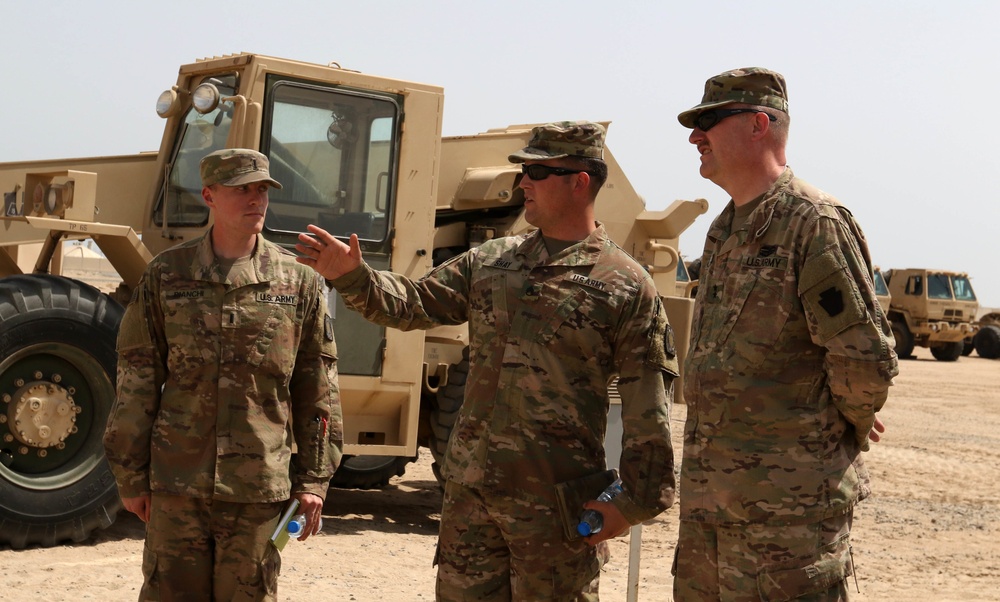 Task Force Spartan commander visits 1-62 ADA Patriot site