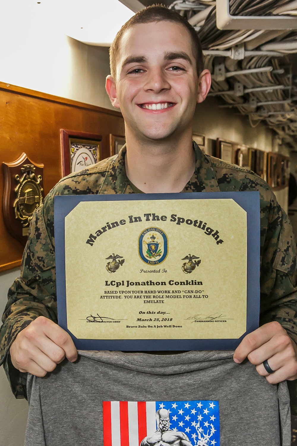 DVIDS Images Arkansas Native Receives Marine in the Spotlight Award