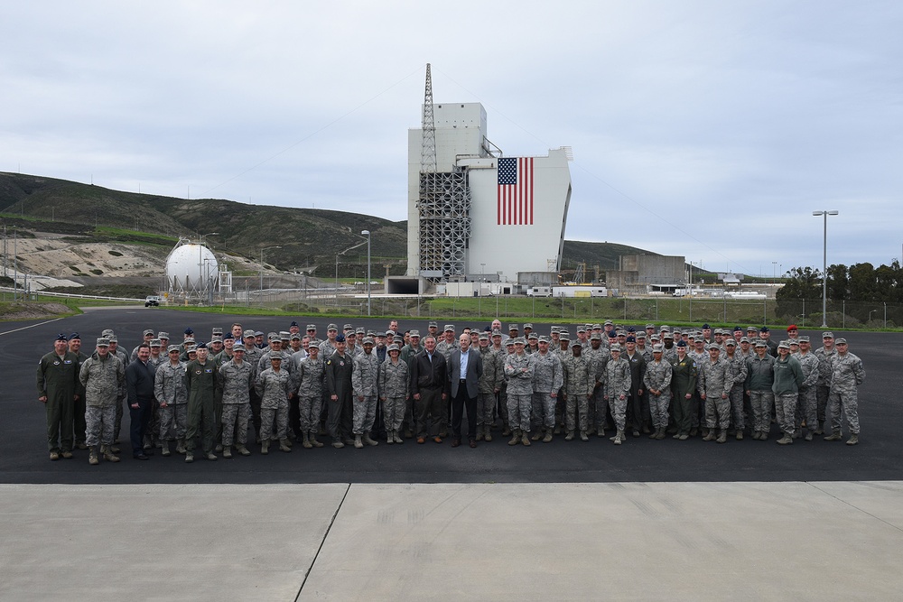 AETC senior leaders tour Space Launch Complex-6
