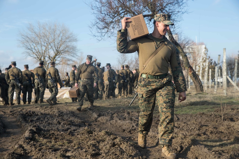 Fox Company Lands in Romania for Spring Storm 2018