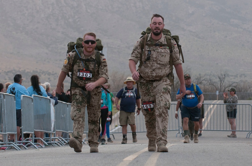 German Soldiers take on an American marathon
