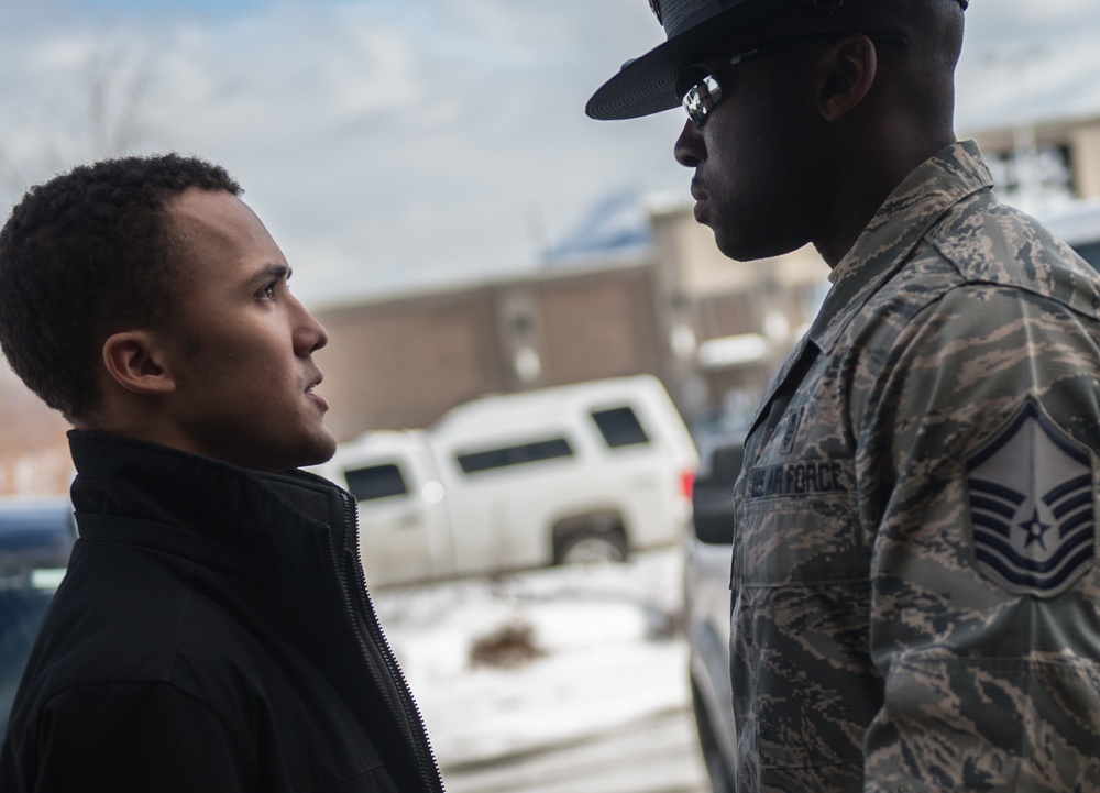 Future Airmen get taste of BMT, guidance from leadership