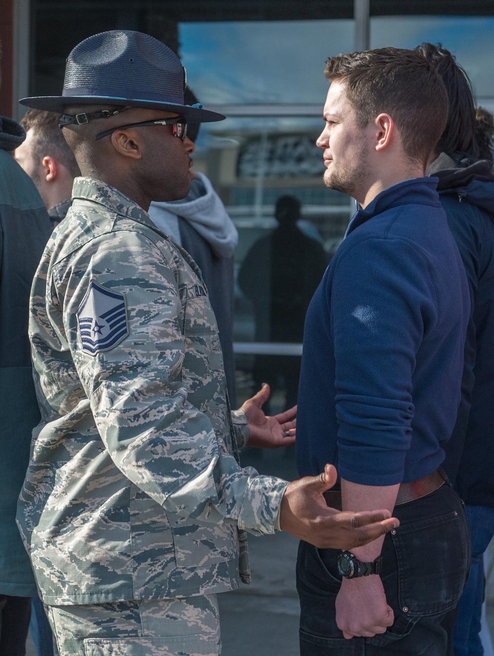 Future Airmen get taste of BMT, guidance from leadership