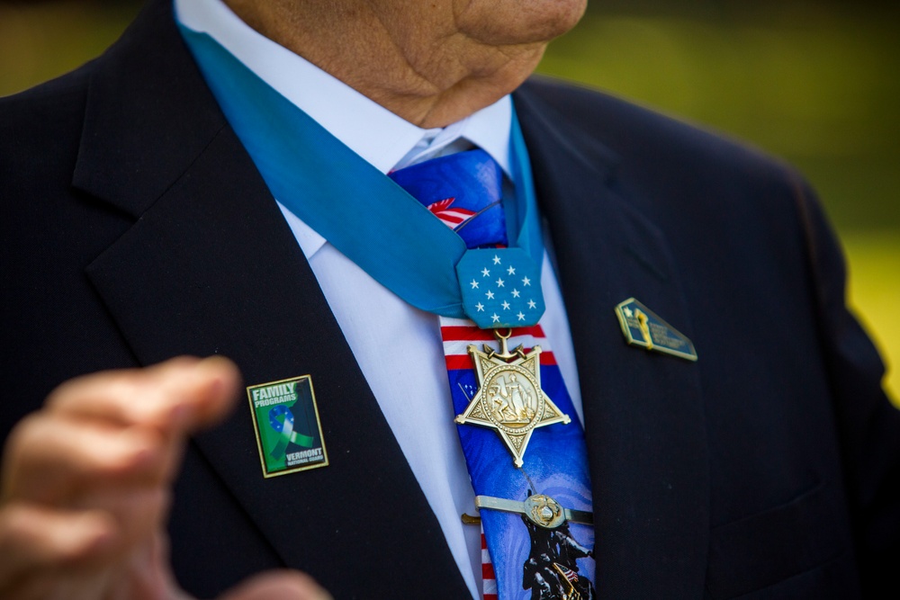 Medal of Honor Recipient &quot;Woody&quot; Williams visits Oahu