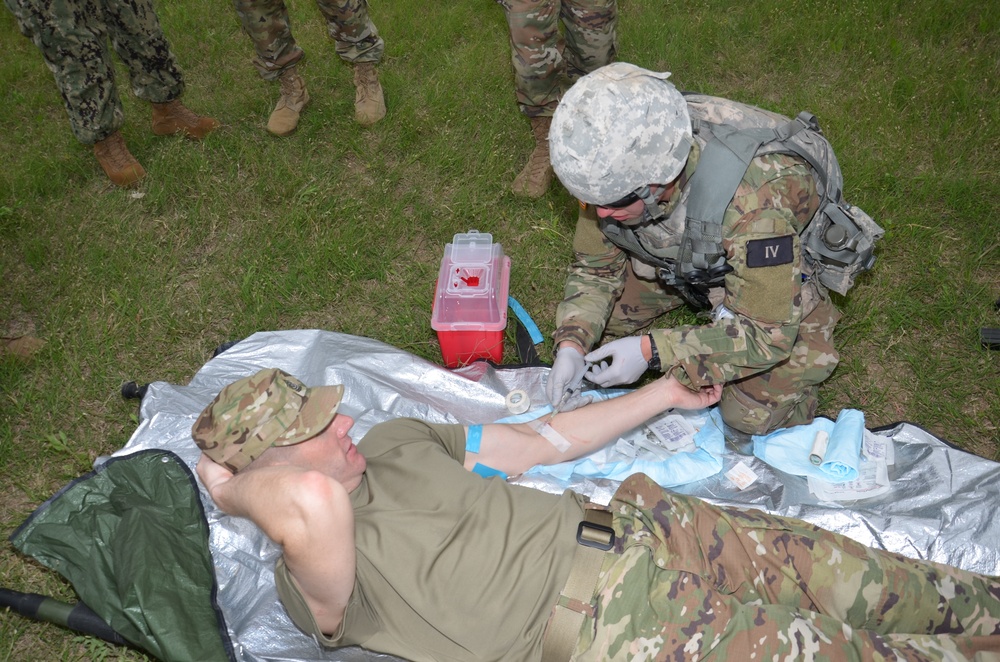 SMA Dailey gets IV stick