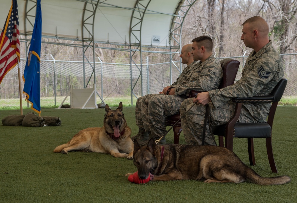 K-9 heroes: 2nd SFS honors MWDs