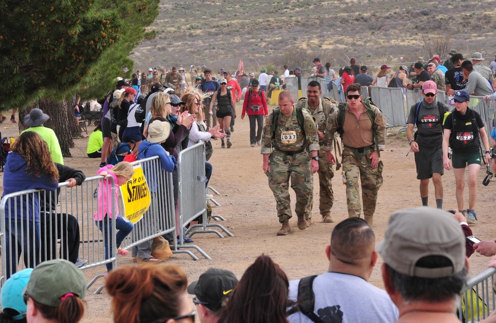 Bataan Memorial Death March Closing Ceremony and Finish Line
