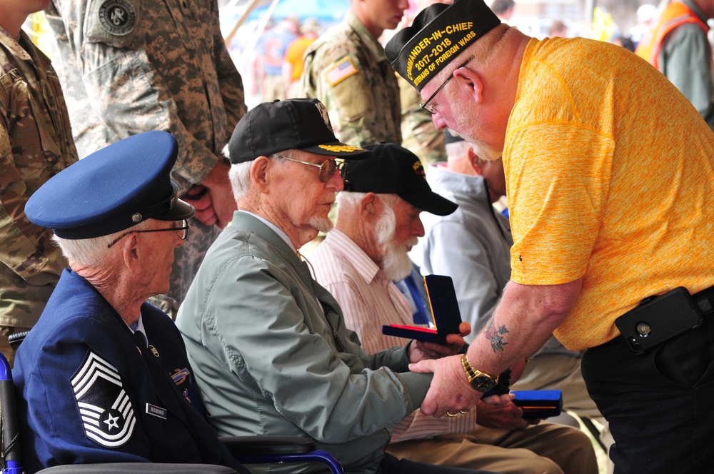 Bataan Memorial Death March Closing Ceremony and Finish Line