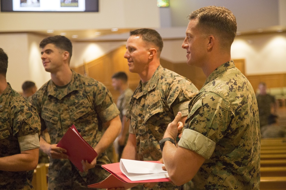 Marine Corps Security Cooperation Group briefs 2/3 Marines