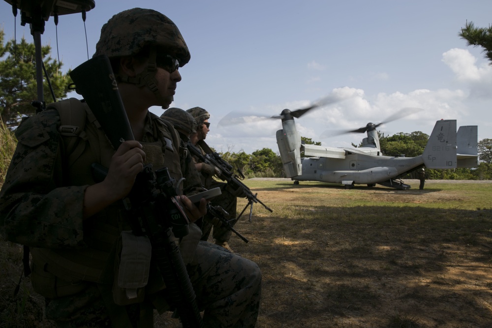 Marines with BLT 1/1 participate in TRAP training