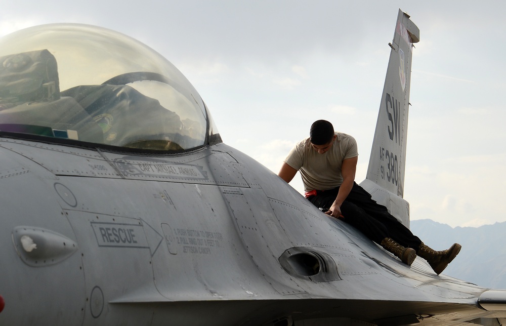BAF crew chief ensures delivered airpower
