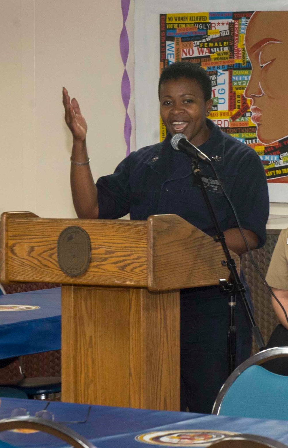 Sailors aboard USNS Mercy celebrate women's history month