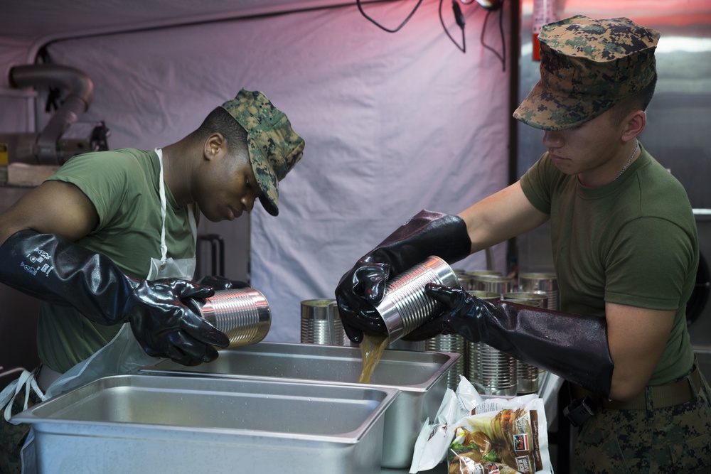3rd MLG Marines compete in W.P.T. Hill Award Field Mess Competition
