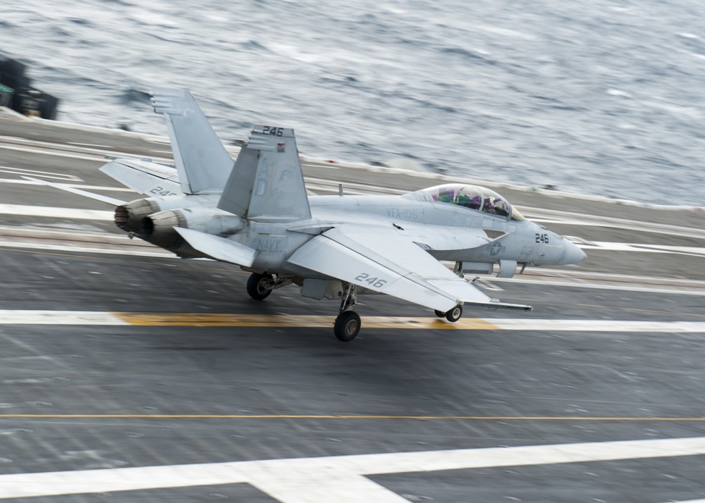 GHWB Conducts Carrier Qualifications