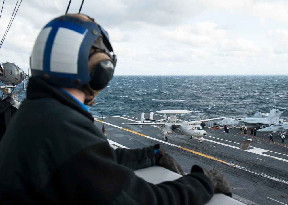 GHWB Conducts Carrier Qualifications