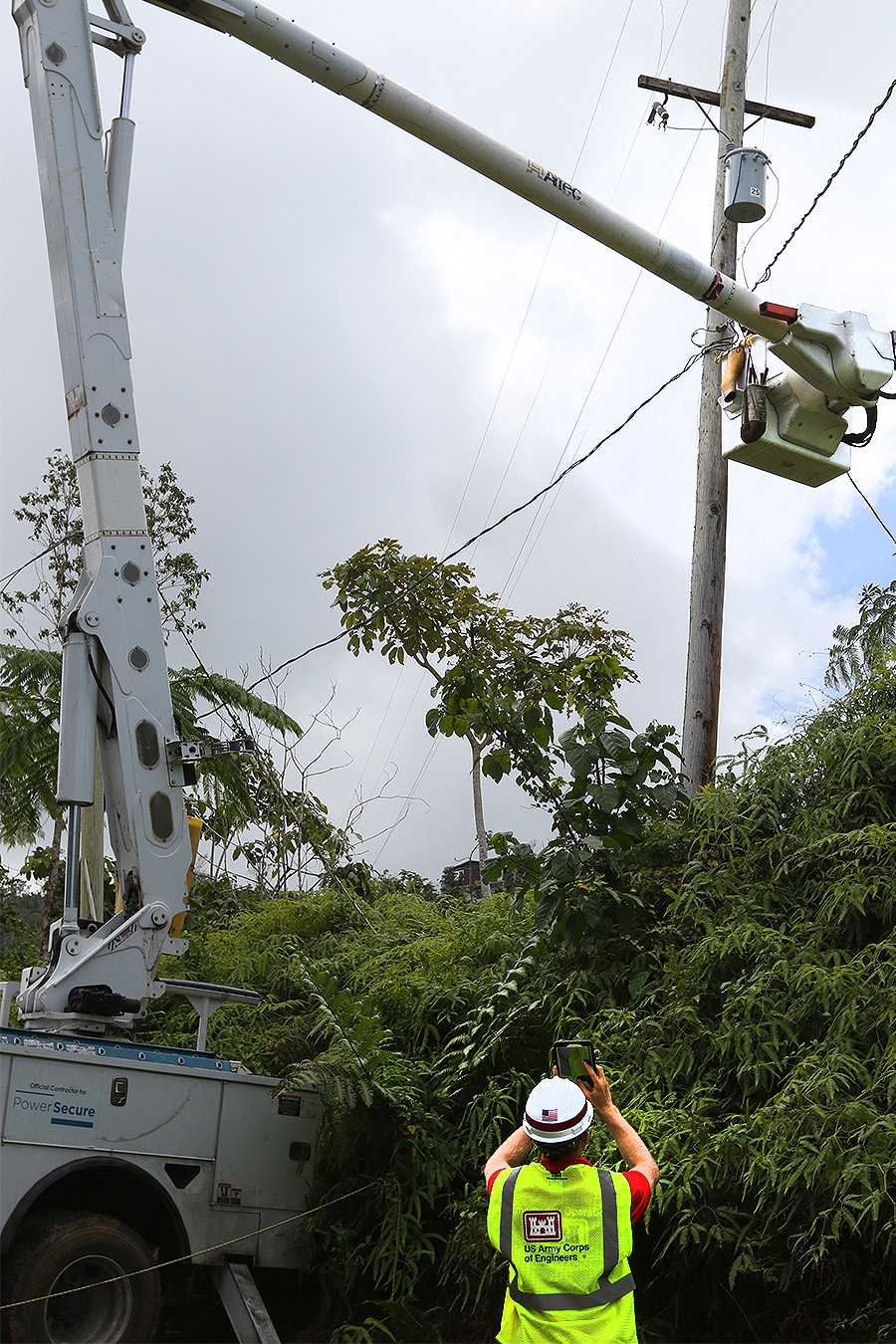 QA's assist in Puerto Rico power restoration