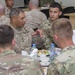 USARCENT commander has lunch with Soldiers