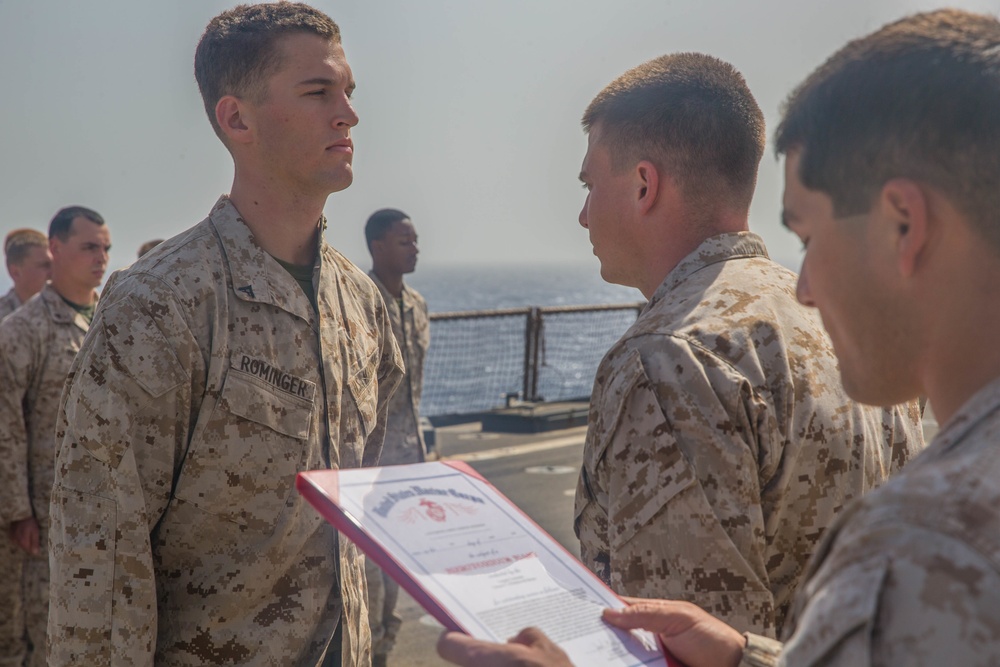 26th Marine Expeditionary Unit transitions to 5th Fleet Area of Operations