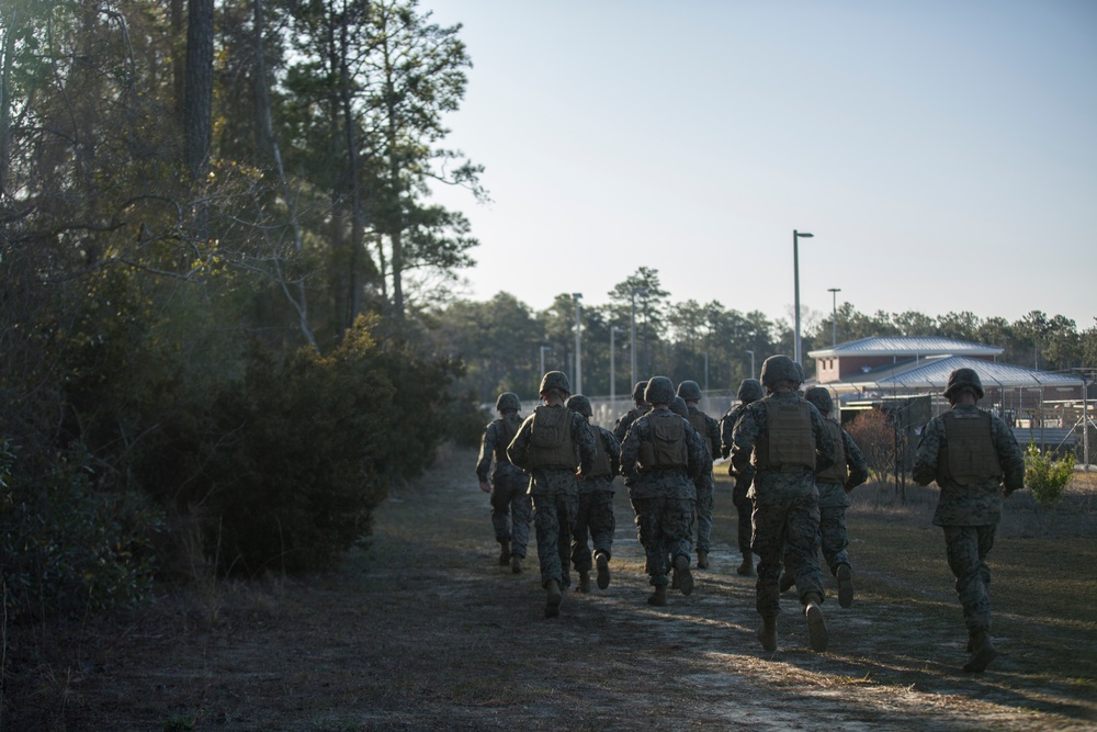 8th Marine Regiment participates in combat conditioning