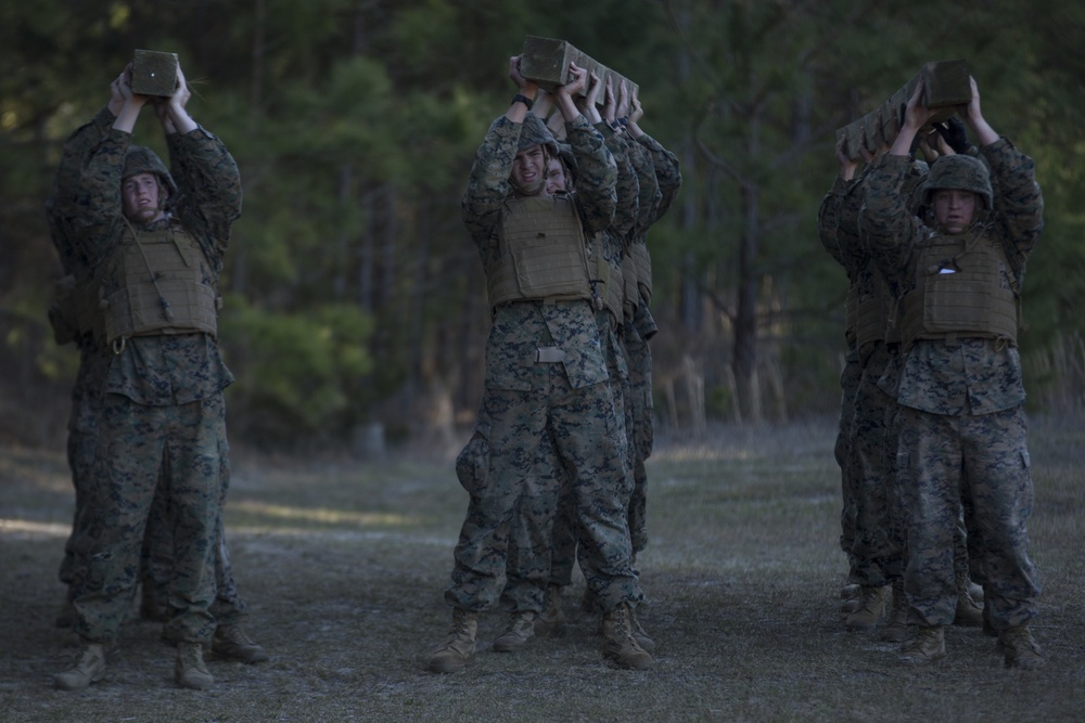 8th Marine Regiment participates in combat conditioning