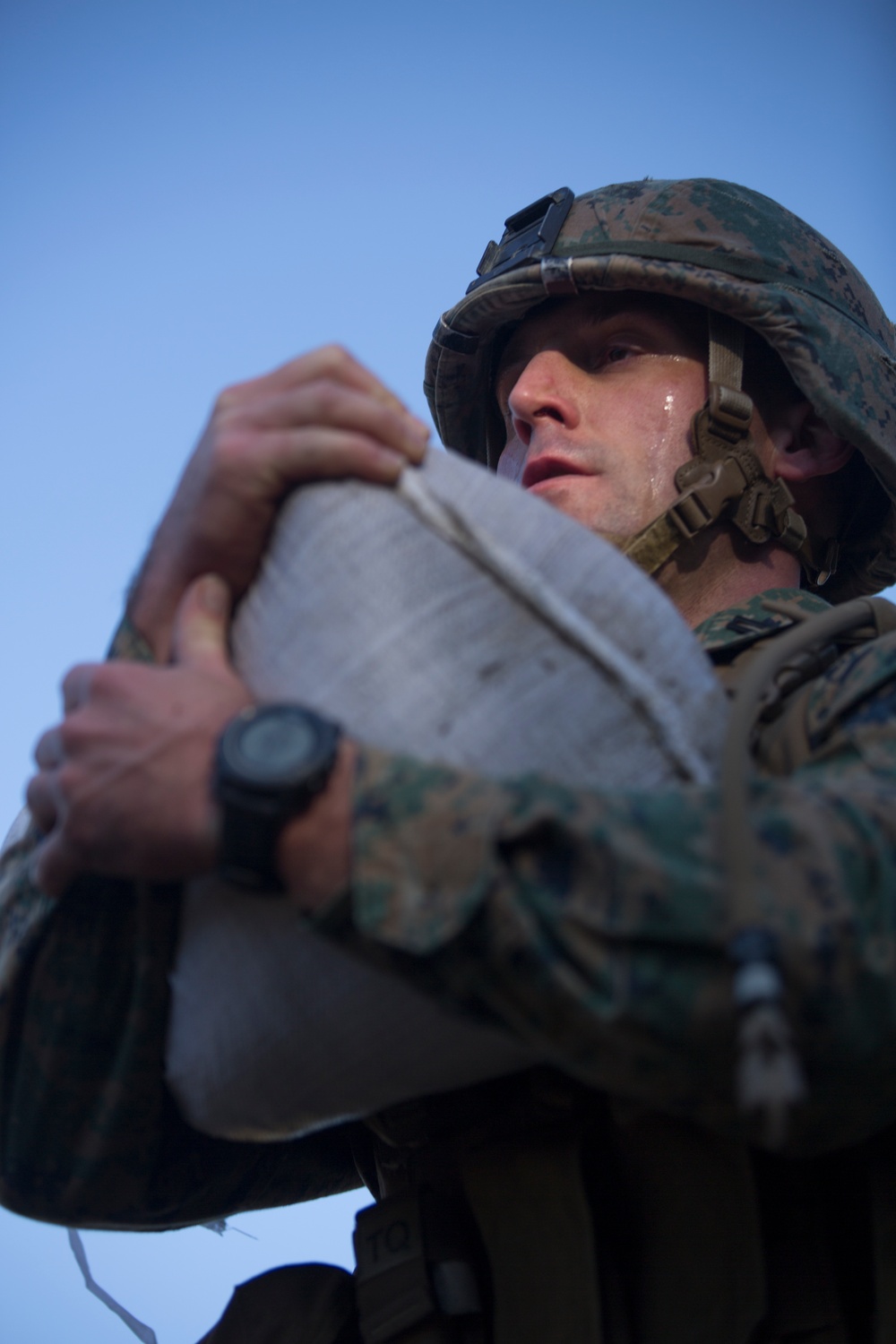 8th Marine Regiment participates in combat conditioning