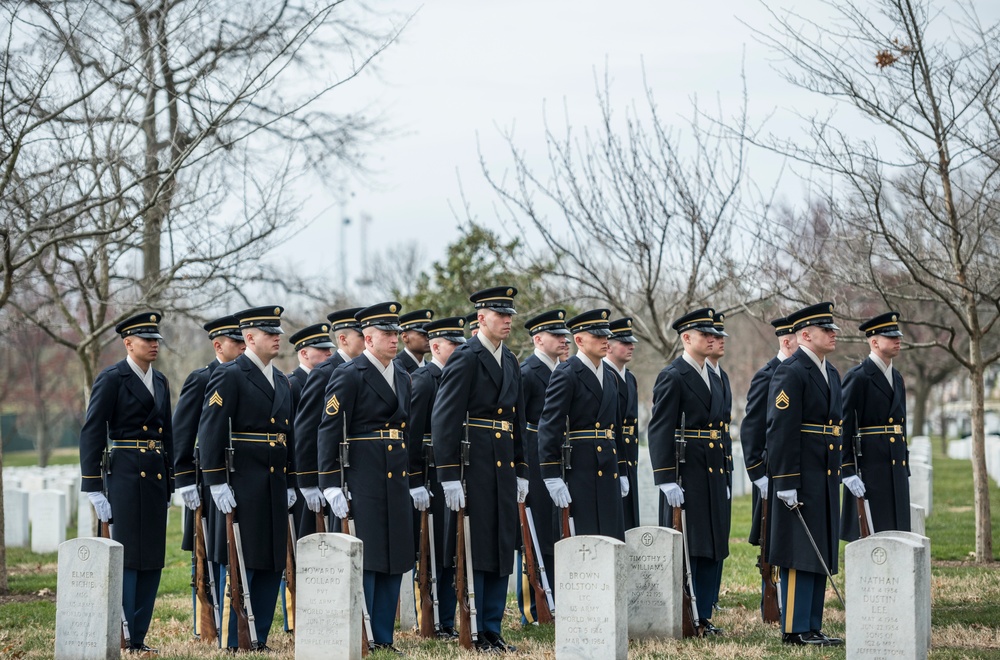 Full Honors Repatriation for U.S. Army Cpl. Dow F. Worden in Section 60