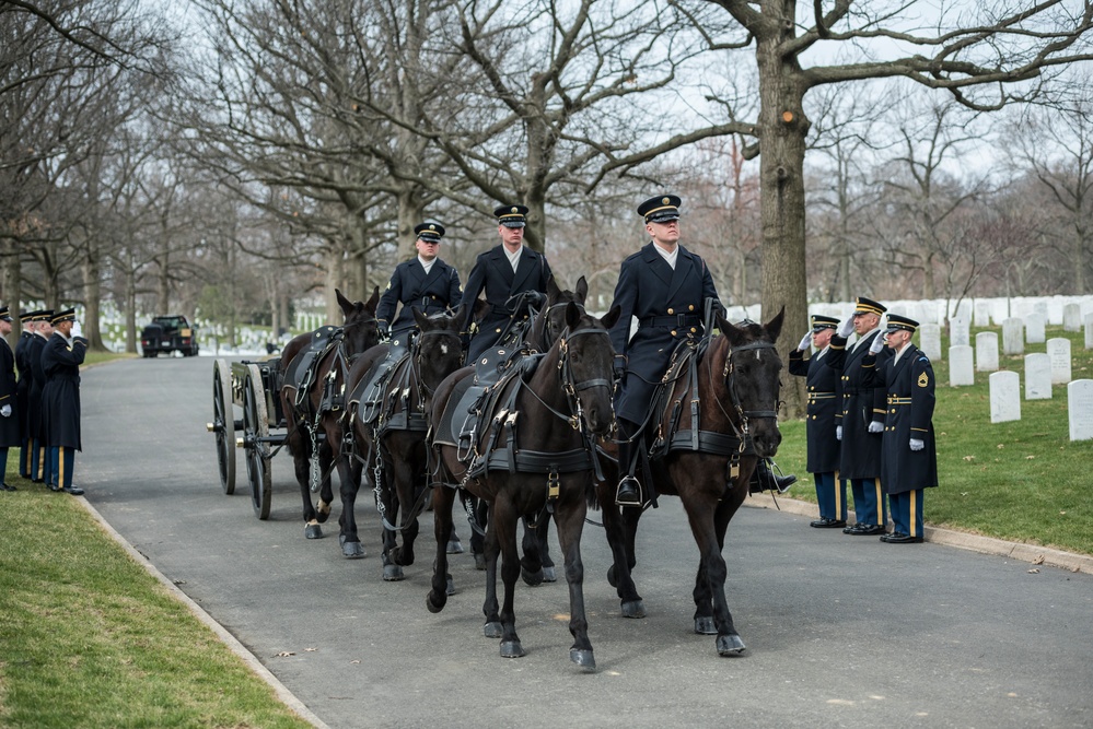Full Honors Repatriation for U.S. Army Cpl. Dow F. Worden in Section 60