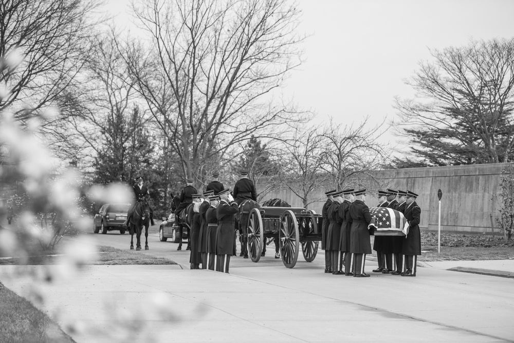Full Honors Repatriation for U.S. Army Cpl. Dow F. Worden in Section 60