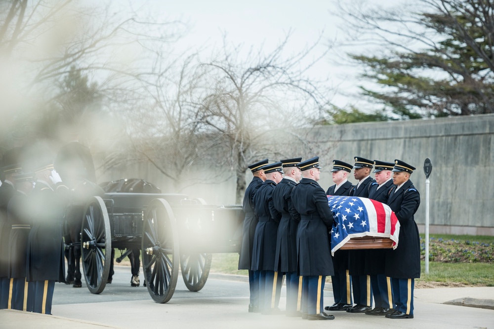 Full Honors Repatriation for U.S. Army Cpl. Dow F. Worden in Section 60