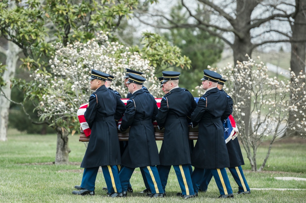 Full Honors Repatriation for U.S. Army Cpl. Dow F. Worden in Section 60