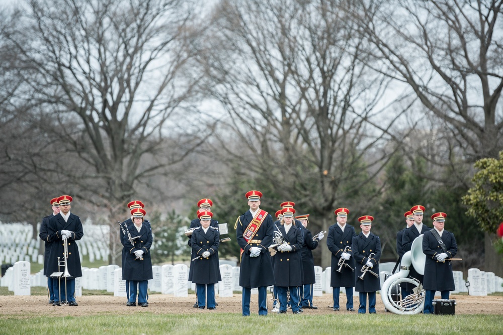 Full Honors Repatriation for U.S. Army Cpl. Dow F. Worden in Section 60